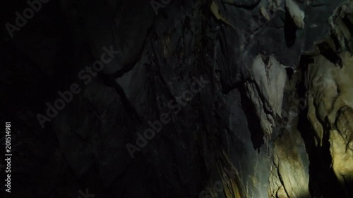 Floating inside Underground river by boat, Sabang, Philippines