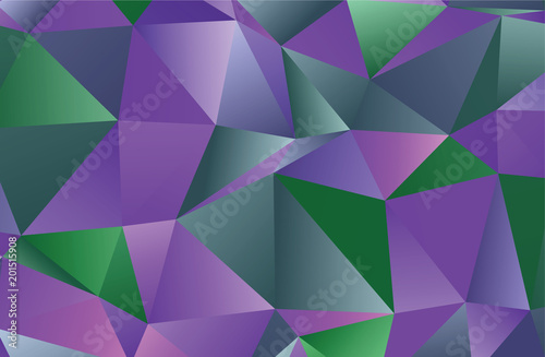  Polygonal abstract background. Low poly crystal pattern. Design with triangle shapes. Pattern suitable for backgrounds, Wallpaper, screen savers, covers, print, business cards, posters