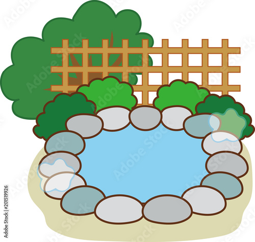 露天風呂 温泉のイラスト素材 Stock Vector Adobe Stock 露天風呂 温泉のイラスト素材 Stock Vector Adobe Stock