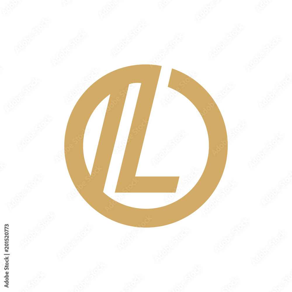 Sign of the letter L. Vector Illustration. Sign of the letter L. Vector Illustration.