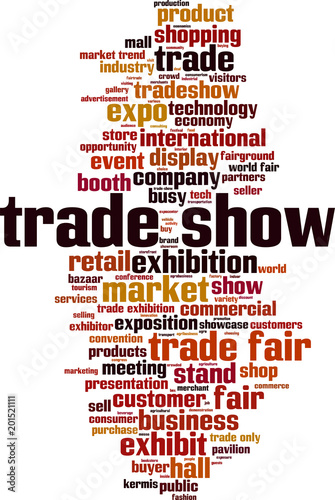 Trade show word cloud