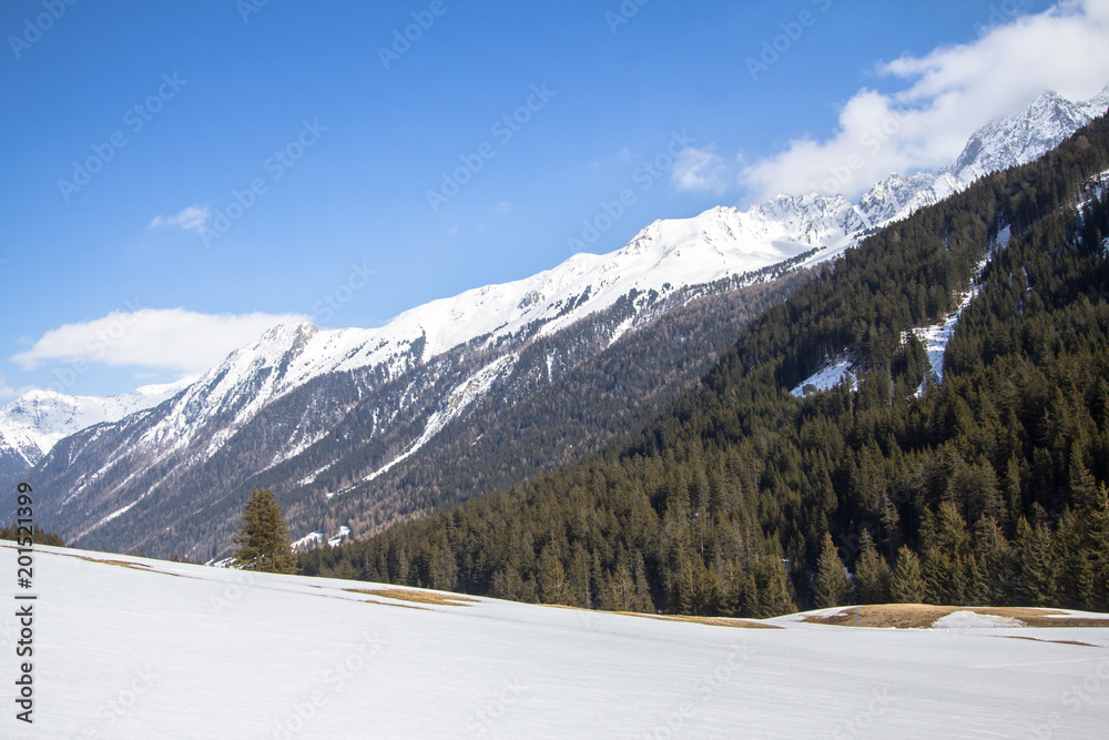 Beautiful alpine landscape