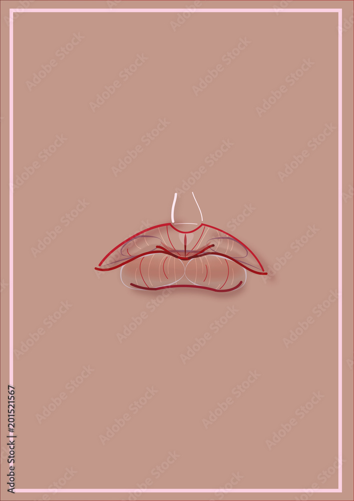 Obraz premium lips