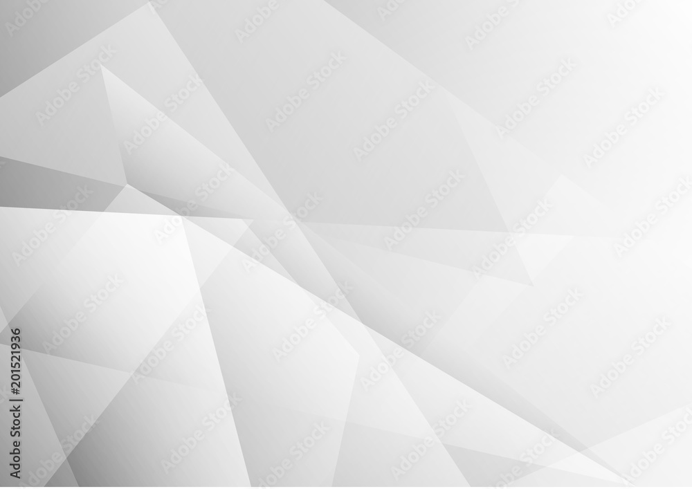 Abstract geometric white and gray background Abstract geometric white and gray background