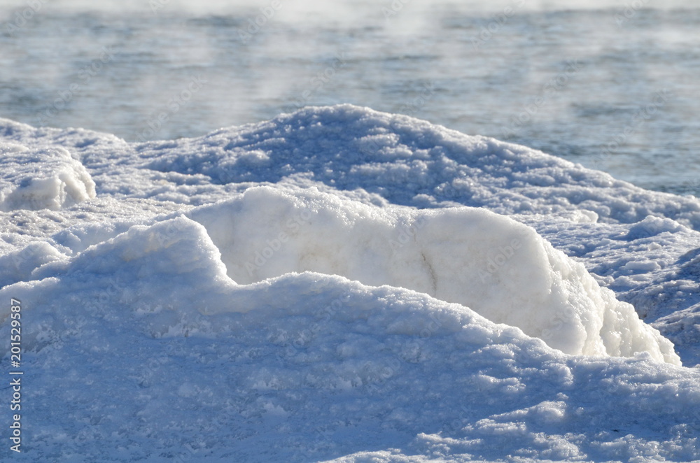 Ice formations on Lake Ontario Ice formations on Lake Ontario