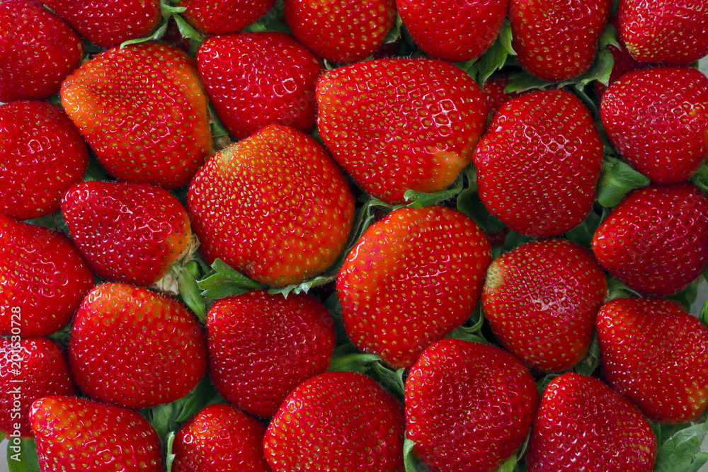Red strawberries Red strawberries