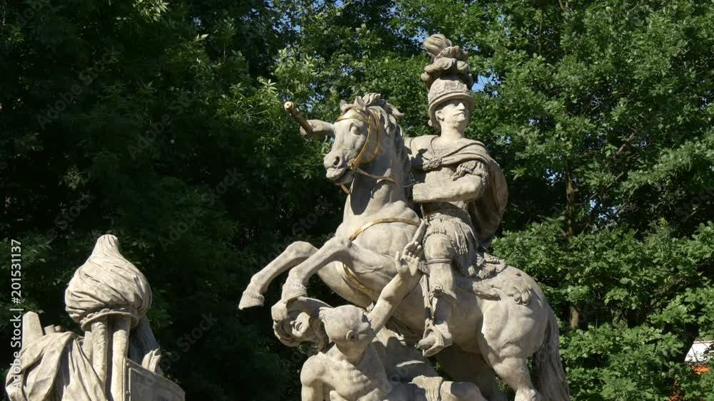 Monument of the polish Jan III Sobieski king Monument of the polish Jan III Sobieski king