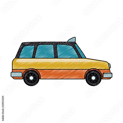 Taxi cab vehicle vector illustration graphic design