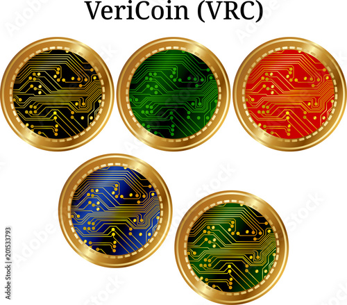 Set of physical golden coin TransferCoin (TX)