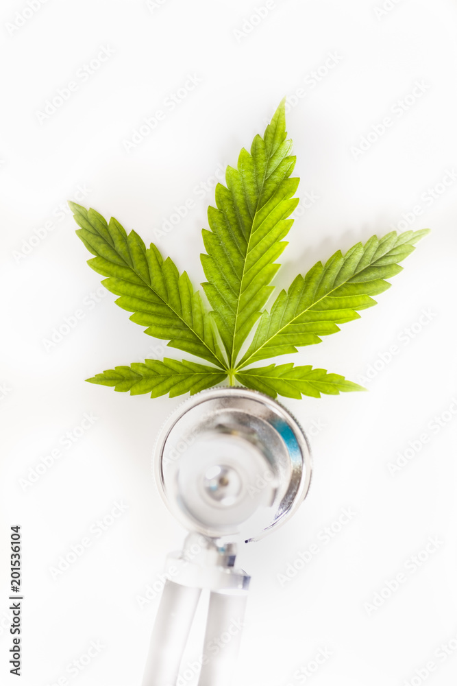 stethoscope and medical cannabis stethoscope and medical cannabis