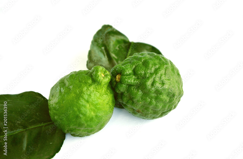 makrut lime or kaffir lime (Citrus hystrix) on white background.
Health Benefits of kaffir lime For Beauty and Traditional Medicine. makrut lime or kaffir lime (Citrus hystrix) on white background.
Health Benefits of kaffir lime For Beauty and Traditional Medicine.
