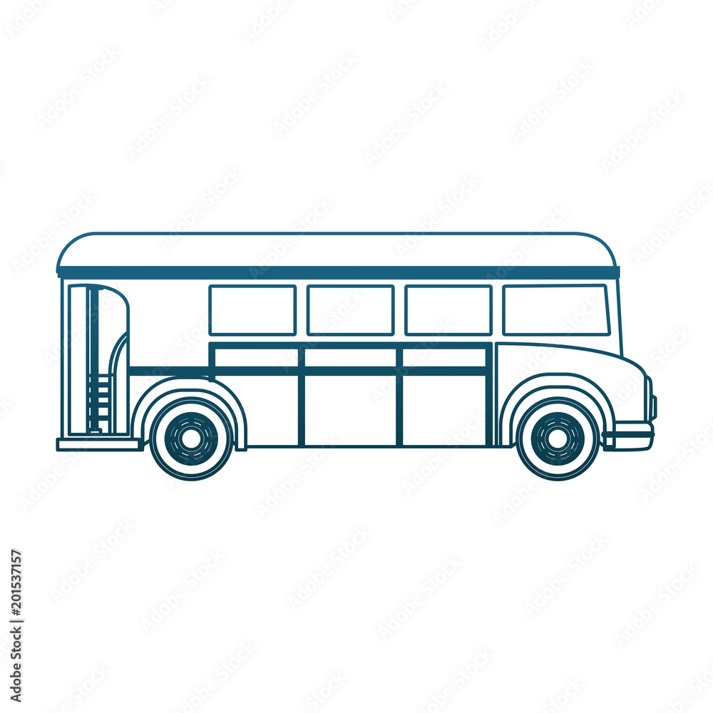Old bus vehicle vector illustration graphic design Old bus vehicle vector illustration graphic design
