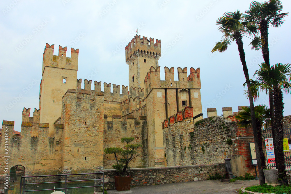 sirmione the lake garda pearl - medieval scaliger castle