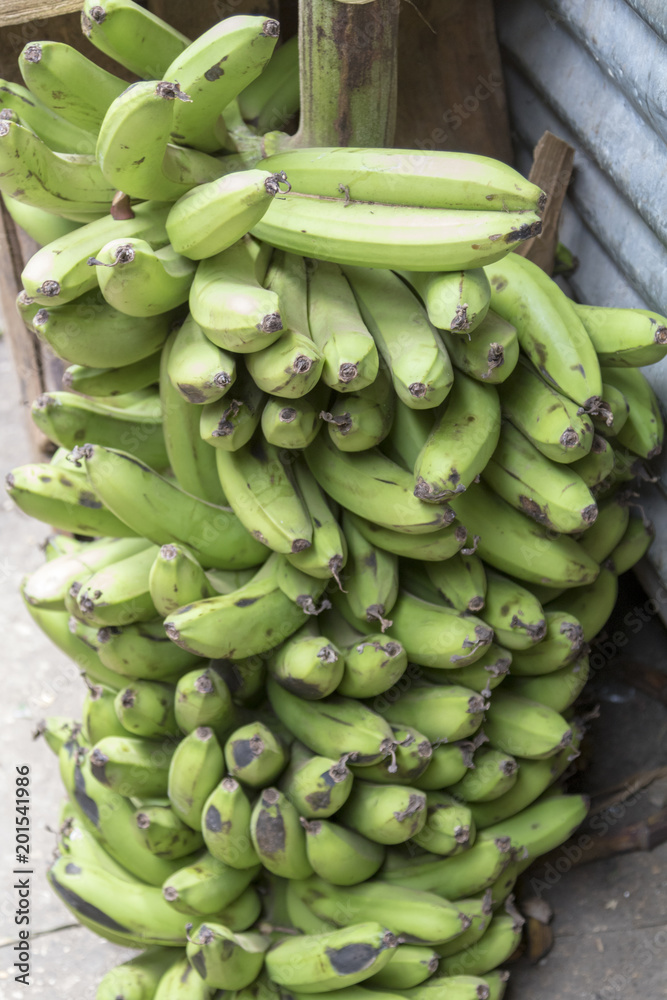 Bananas for sale in the market in Stone Town, Zanzibar, Tanzania