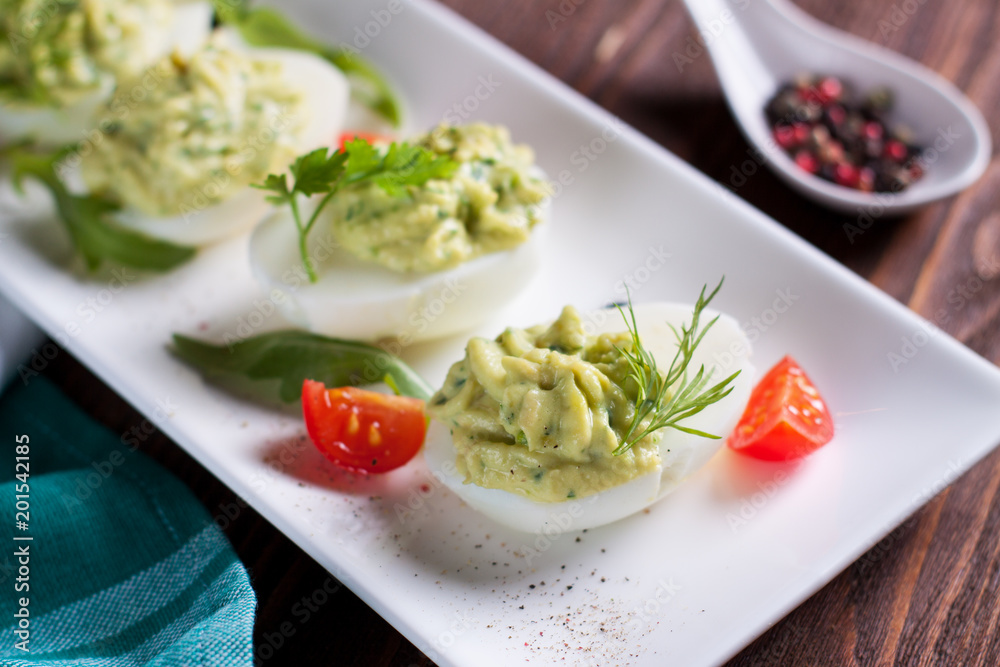 Avocado deviled eggs Avocado deviled eggs