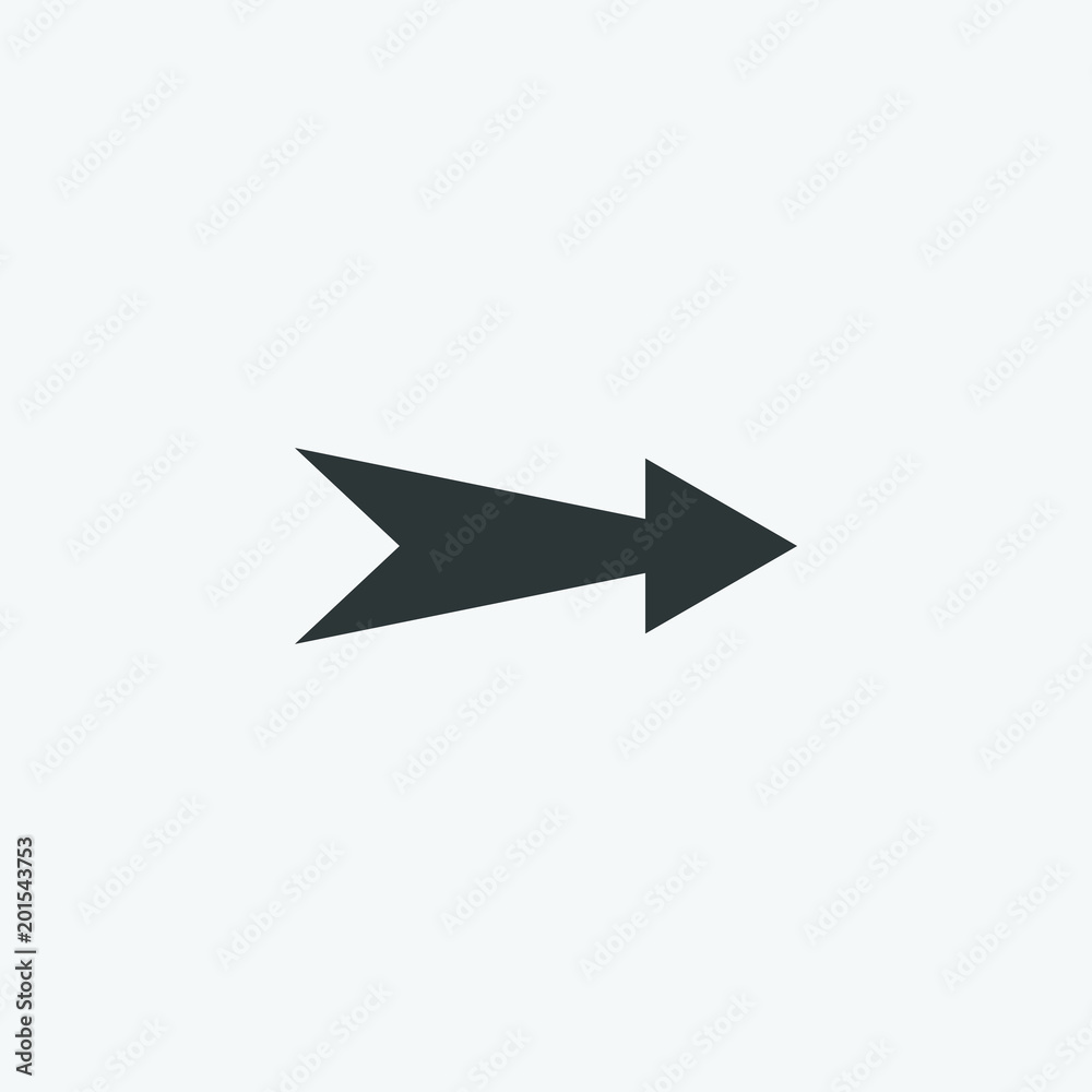 arrow icon vector illustration