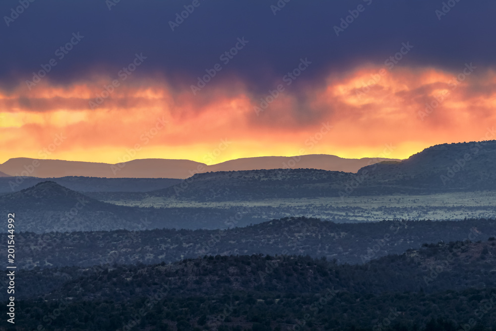 Stormy Arizona Sunset - Shot from Airport Mesa in n Sedona