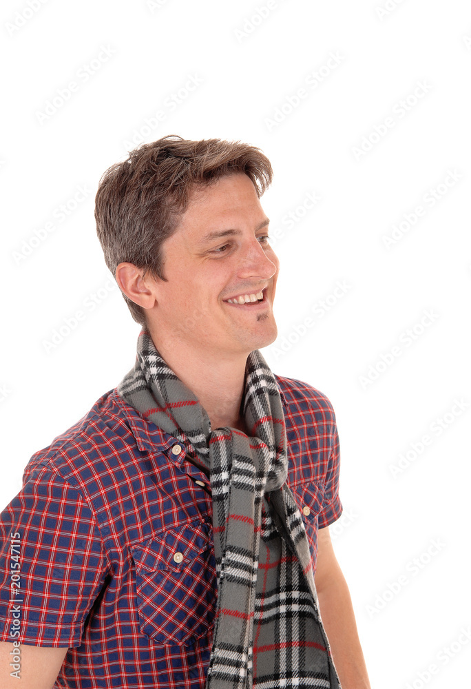 Happy young man in a portrait image smiling Happy young man in a portrait image smiling