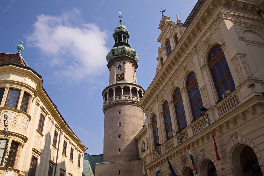 The Fire Tower in Sopron in Hungary
