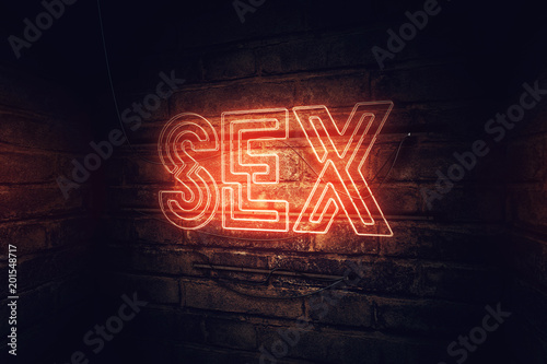 Sex neon sign