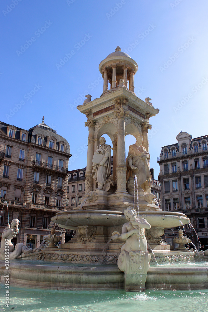 Jacobins Fountain in Lyon
