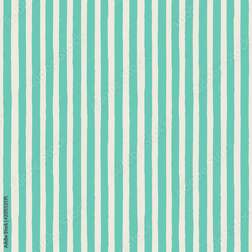 Vintage color light teal stripe seamless pattern