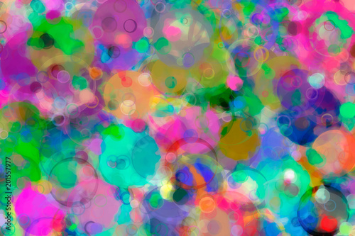 Random circle, ellipse or bubble shape. Oval, abstract, generative & details.