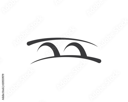 bridge logo vector ilustration