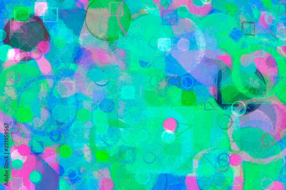 Random circle, square & rectangle shape. Old, round, drawing & background. Random circle, square & rectangle shape. Old, round, drawing & background.
