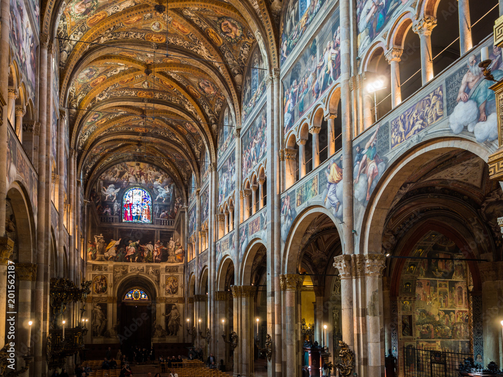 The Cathedral of Santa Maria Assunta is famous for the beauty of its renaissance-style frescoes.
