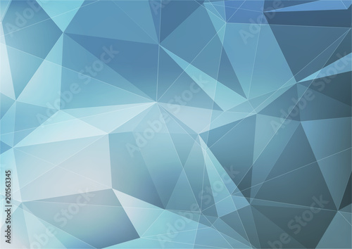 Low poly abstract design