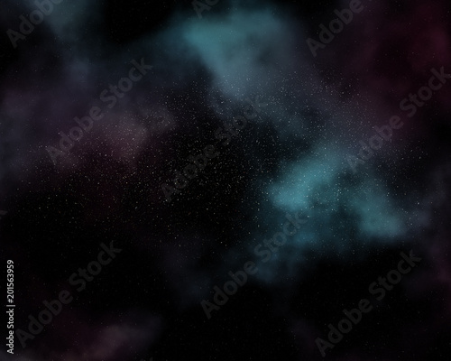Fototapeta Naklejka Na Ścianę i Meble -  Night sky background with nebula