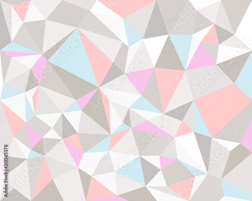 Mata magnetyczna Różowego i błękitnego trójboka geometryczny abstrakcjonistyczny wektorowy ilustracyjny pastelowy brzmienie