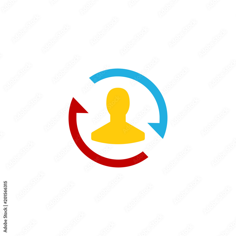 User Recycle Icon Design