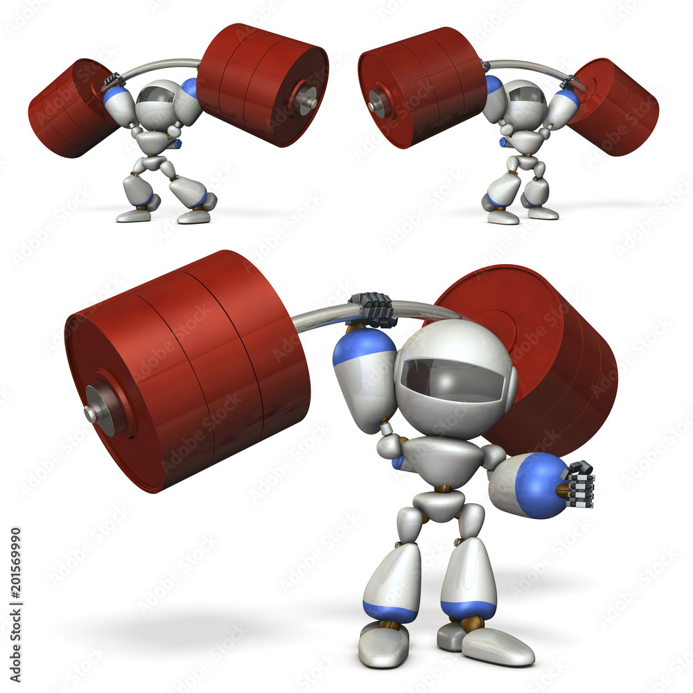 力持ちのロボット Stock イラスト Adobe Stock 力持ちのロボット Stock イラスト Adobe Stock