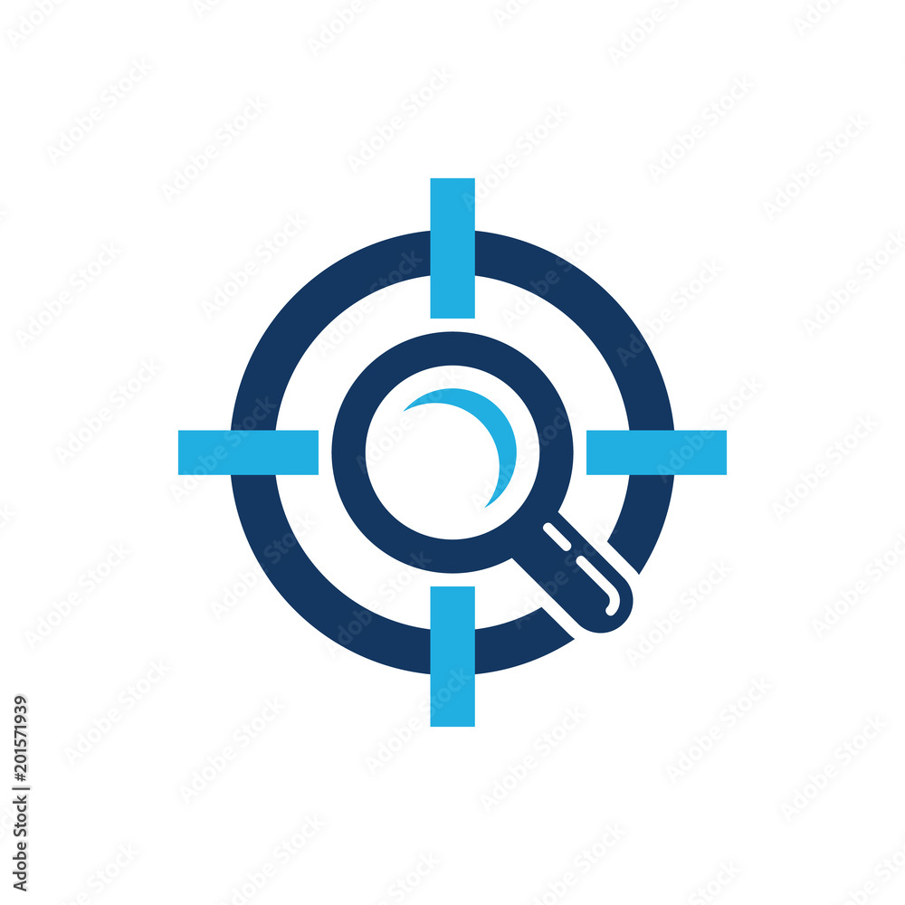 Find Target Logo Icon Design Find Target Logo Icon Design