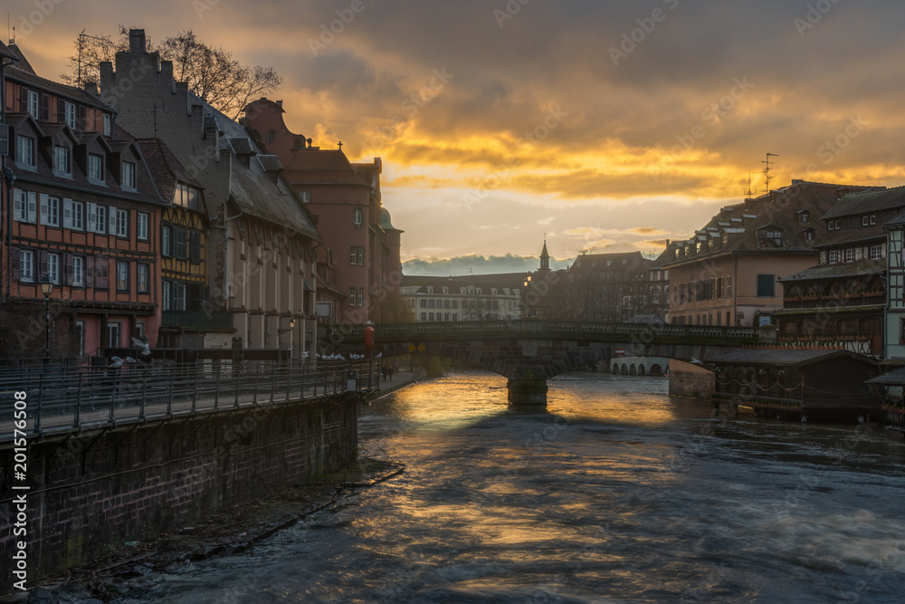 When Strasbourg Says GoodMorning - Amazing Sunrise - France