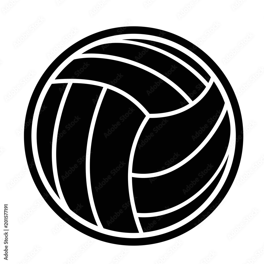 Volleyball symbol design