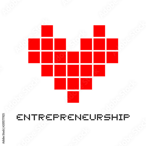 love entrepreneurship symbol