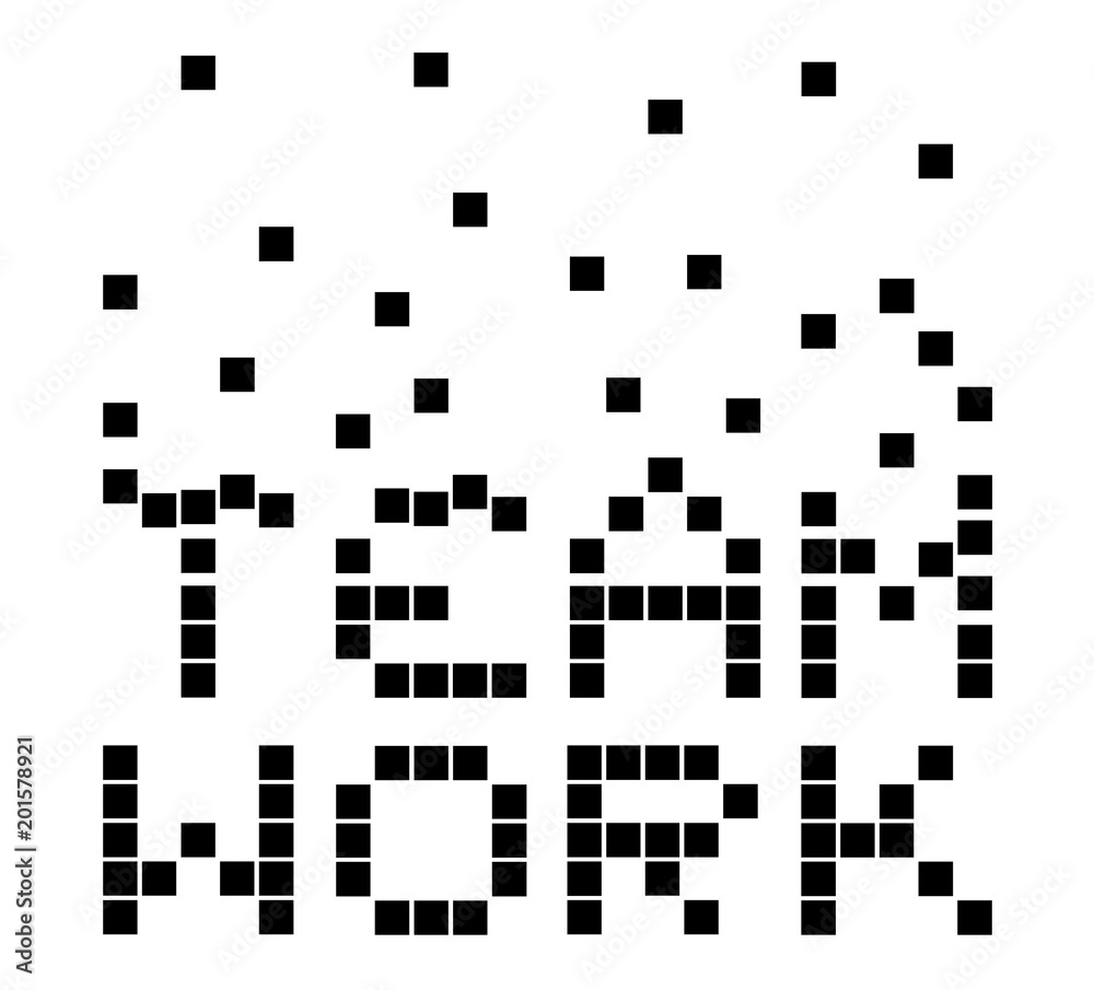 team work message team work message