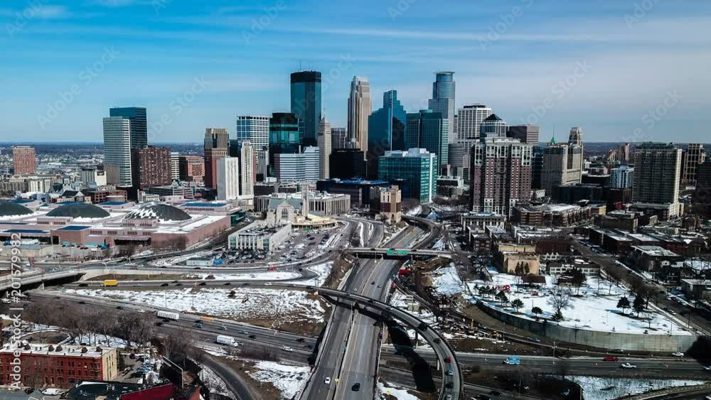 Minneapolis Skyline Hyperlapse