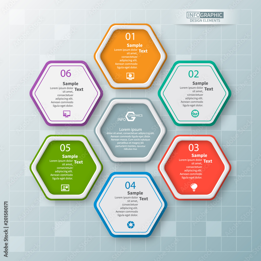 Abstract 3D Paper Infographics Abstract 3D Paper Infographics