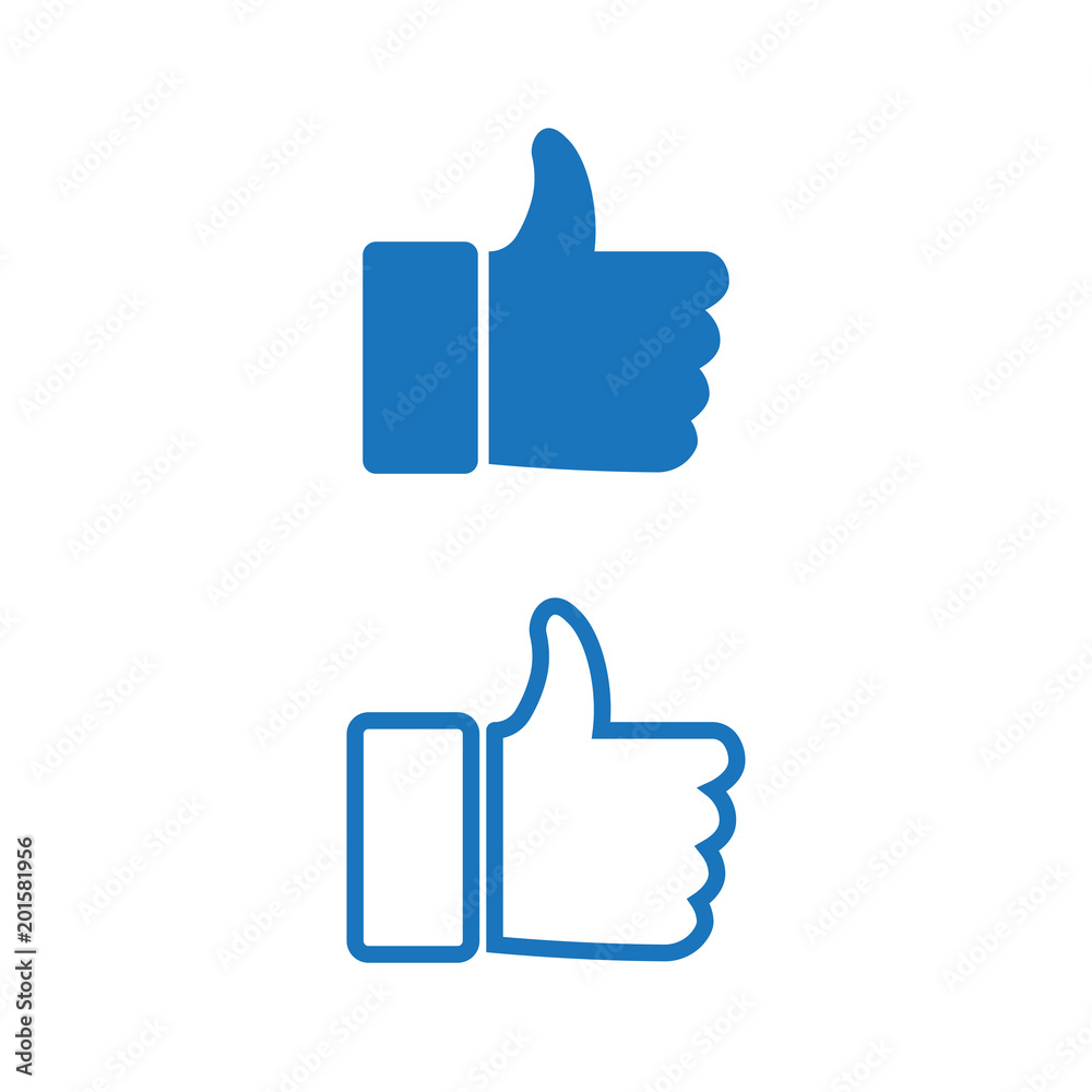 Like vector icon, approved symbol Like vector icon, approved symbol