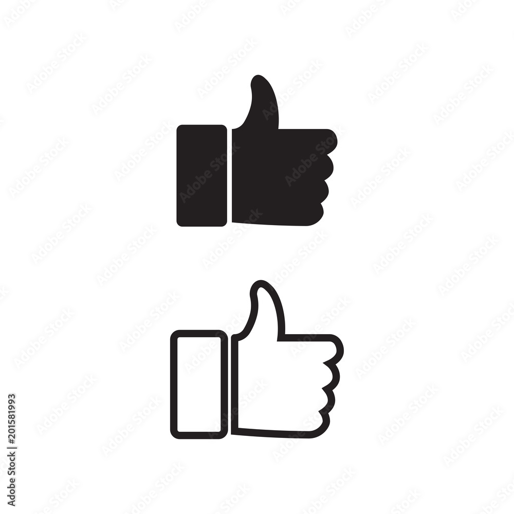 Like icon, vector illustration Like icon, vector illustration