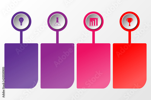 4 step infographic