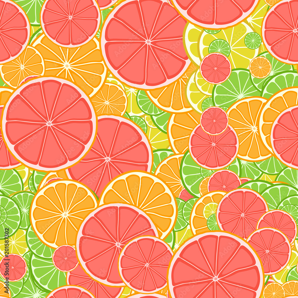 seamless pattern with citrus seamless pattern with citrus