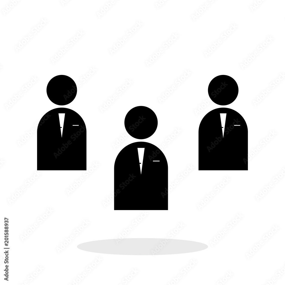 Teammate vector icon, group symbol. People sign Teammate vector icon, group symbol. People sign