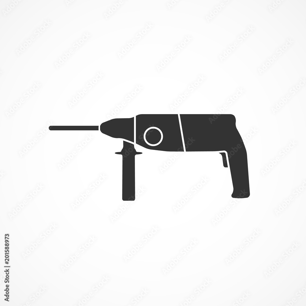 Vector image of a puncher icon.
