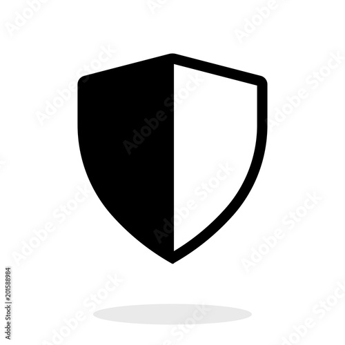Free Download Security vector icon, shield symbol. Safety sign - GFXLoad