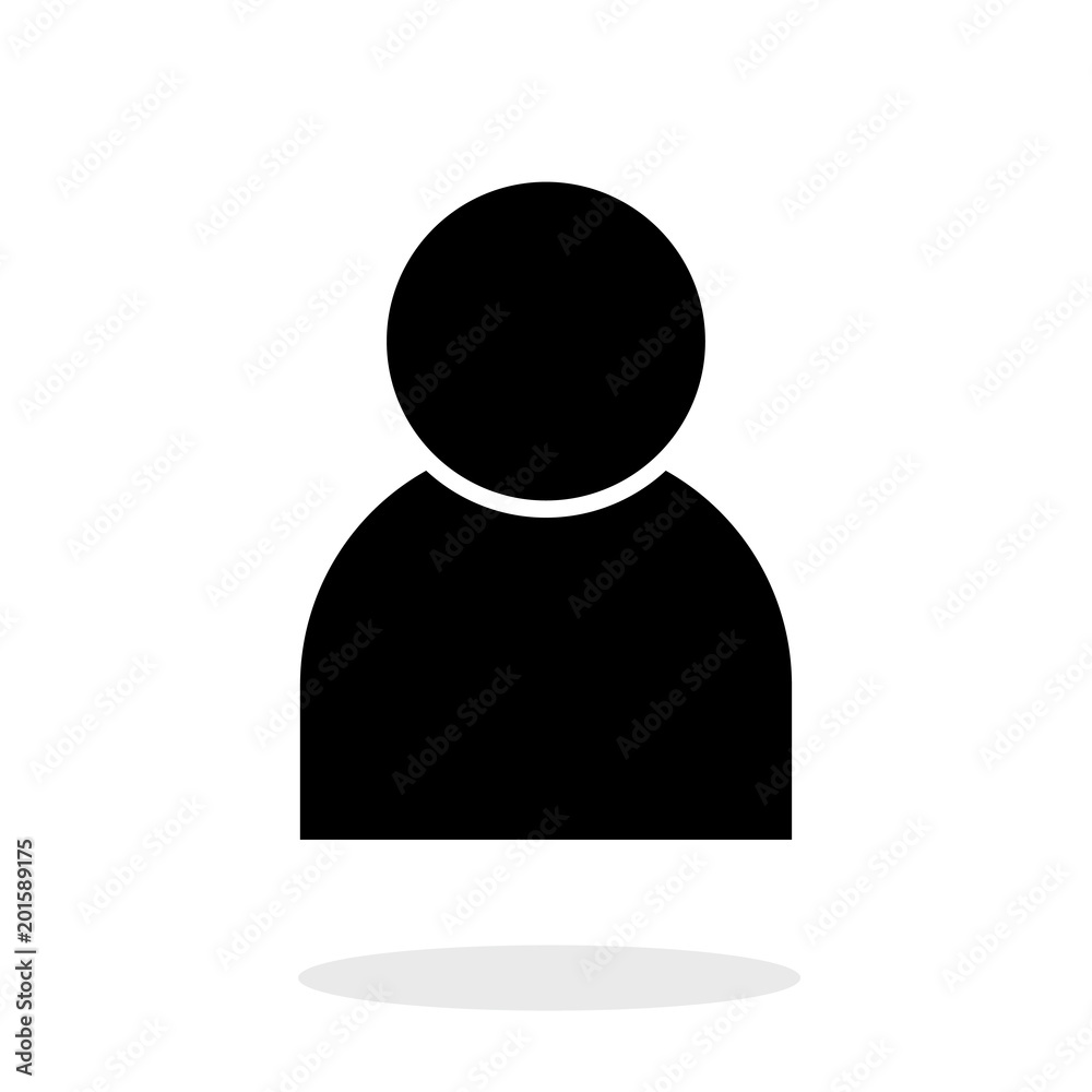 Man vector icon, user symbol Man vector icon, user symbol